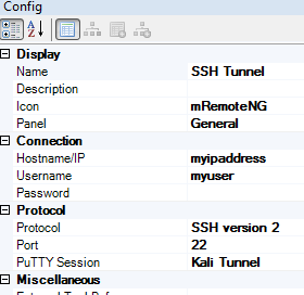 ssh tunnel log